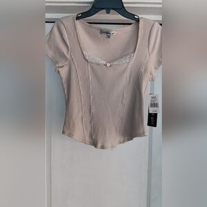 NWT Madden Girl Beige camisole top